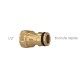 Adaptador Manguera Laton 1/2" Hembra, Adaptador Grifo, Conector Grifo A Conector Rapido