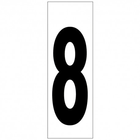 Numero Adhesivo 46x140 mm. Nº 8