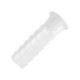 Taco Wolfpack Plástico Blanco 6 mm. (25 unidades)