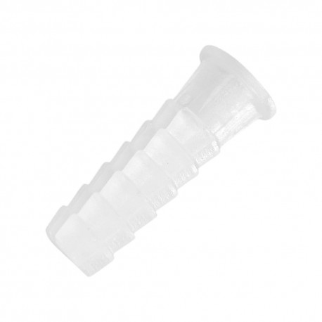 Taco Wolfpack Plástico Blanco 6 mm. (25 unidades)
