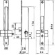 Cerradura Lince 5592 Hn/20 mm.