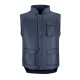 Chaleco Multibolsillos Azul Xl, Chaleco Poliester Con 3 Bolsillos Esteriores y Uno Interior, Chaleco Trabajo, Chaleco Laboral