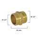 Machones Dobles Pulidos 1/2"