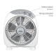 Ventilador Maurer Box Ø 30cm 40 Watt. 3 velocidades Aspas gran tamaño, 3 Con temporizador
