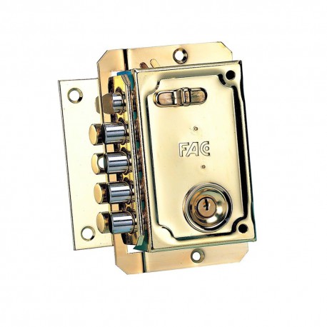 Cerradura Fac S 90 Dorada Izquierda