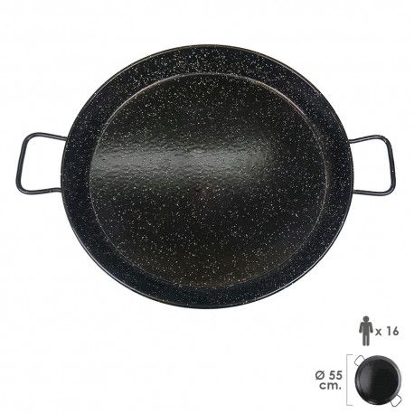 Paellera Valenciana Esmaltada 16 personas/ 55 cm