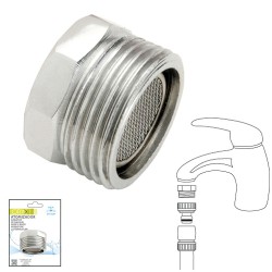 Atomizador Adaptador Saturnia Hembra M22 x 3/4"