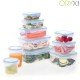 Recipiente Hermetico Plastico Cuadrado 170 ml. 8.5x8.5x5 (Alt.) cm.