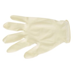 Guantes Desechables Latex Talla 7 M Caja 100 Unidades