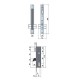 Cerradura Lince 5570-20 Frente Inoxidable