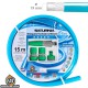 Manguera Tricotada No Torsion Blue Ø 19 mm. Rollo 15 metros. Con Accesorios, Manguera Anti Torsion, Manguera Sin Dobleces,