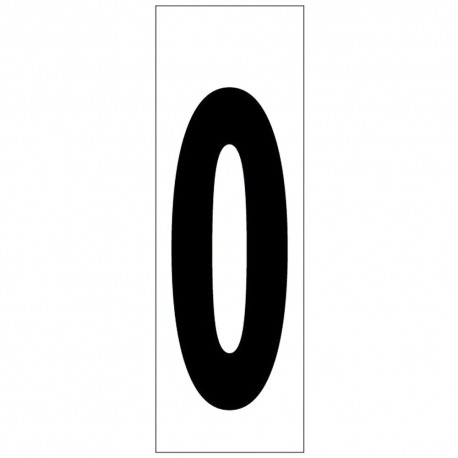 Numero Adhesivo 46x140 mm. Nº 0