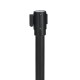 Poste Separador Cinta Extensible 3 Metros. Ø Base 32 cm. Ø Tubo 5,1 cm. Altura 91 cm.