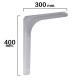 Palomilla Reforzada Blanca 400x300 mm. Uso Doméstico