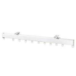 Riel Aluminio P950 Sin Cordon 2,50 Metros Blanco