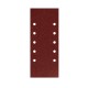 Lija Recambio Con Velcro 115x280 mm. con Agujeros Grano 120 (10 Piezas)