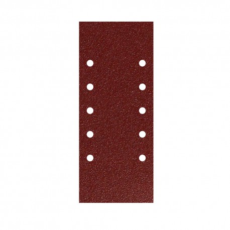Lija Recambio Con Velcro 115x280 mm. con Agujeros Grano 80 (10 Piezas)