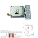 Cerradura Yale 6-10-hn/ Derecha