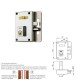 Cerradura Yale 10-hn/ Derecha