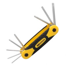 Juego Llaves Torx Plegable 8 Piezas Inviolable, Llave Torx Hexagonal, Llave Estrella, Llave Allen Estrella