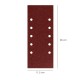 Lija Recambio Con Velcro 115x280 mm. con Agujeros Grano 120 (10 Piezas)