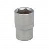 Llave Vaso 1/2" Hexagonal 19 mm. Perfil de 6 caras. Acero Cromo Vanadio, Aristas Redondas
