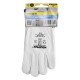 Guantes Piel FLOR 10" Con Colgador (Par)
