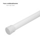 Barra Para Cortina Ducha Extensible Aluminio Blanco 70 a 125 cm.