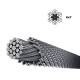 Cable Galvanizado 6 mm. (Rollo 25 Metros) No Elevacion