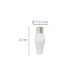Conector TV Macho Recto 9,5 mm.