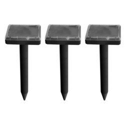 Ahuyentadores Ultrasonidos Topos/Ratones 3 Piezas