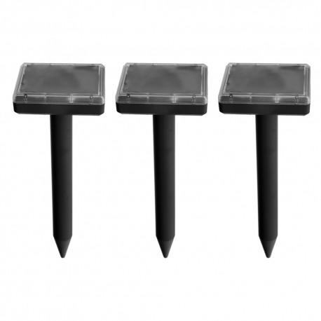 Ahuyentadores Ultrasonidos Topos/Ratones 3 Piezas