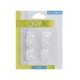 Colgador Oryx Transparente Pequeño (Blister 4 Unidades) Adhesivo