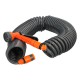 Manguera Extensible Autoenroscable Espiral 15 Metros Con Pistola y Conectores