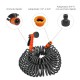 Manguera Extensible Autoenroscable Espiral 15 Metros Con Pistola y Conectores