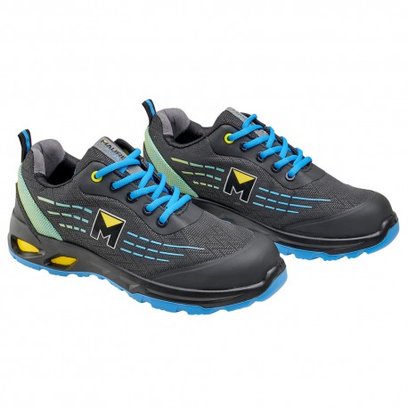 Deportiva Seguridad Maurer S3L Modelo Lapis Antideslizante con Suela Composite y Resistencia a los Hidrocarburos Talla 43.