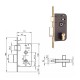 Cerradura Yale 600-hl/70x40