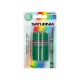 Conector Manguera Plastico 1/2 Con Stop Blister