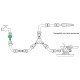 Adaptador Manguera Plastico 1" hembra Blister