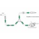 Conector Manguera Plastico 1/2 Con Stop Blister
