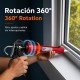 Pistola Silicona Profesional Roja / Negra Profesional