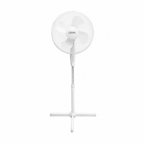 Ventilador Pie Blanco 45 Watt - 1,2 Metro Alto.