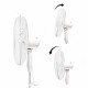 Ventilador Pie Blanco 45 Watt - 1,2 Metro Alto.