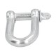 Grillete Recto Galvanizado 10 mm. 3/8" Uso Domestico