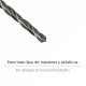 Broca Espiral Madera y Plástico Wolfpack 9,00 mm.
