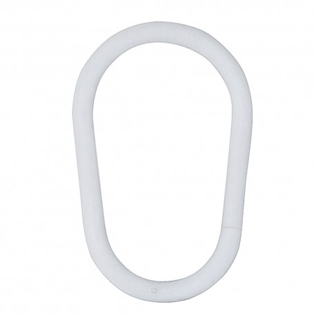 Anillas Para Cortinas de Ducha Pera Anilla Baño pera 18 mm. Blanca (Bolsa 100 Unidades)