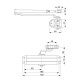 Cierrapuertas Tesa DC110 F2-3 Sin Retenedor Plateado