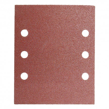 Lija Recambio Con Velcro 114x140 mm. Con Agujeros Grano 80 (10 Piezas)