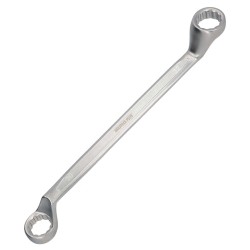 Llave Estrella Acodada Plus Acero Cromo Vanadio 30x32 DIN 838. Llave Doble Boca Acodada, Llave Fija Estrella Acodada