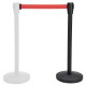 Poste Separador Cinta Extensible 3 Metros. Ø Base 32 cm. Ø Tubo 5,1 cm. Altura 91 cm.